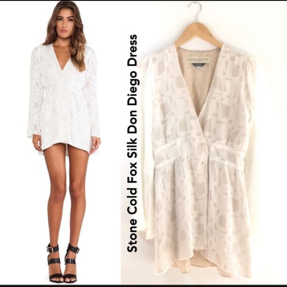 Stone Cold Fox Don Diego Silk Dress - Picture 3 of 5